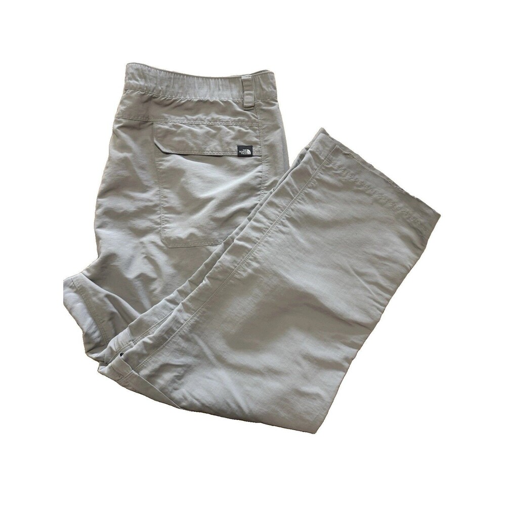 The North Face Paramount Convertible Pants Men's 40x28 Zip Off Cargo Shorts Tan